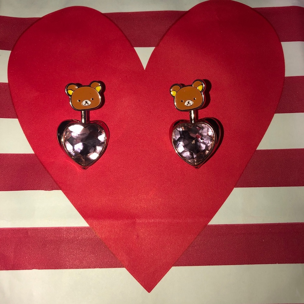 rilakkuma earrings (brand new)